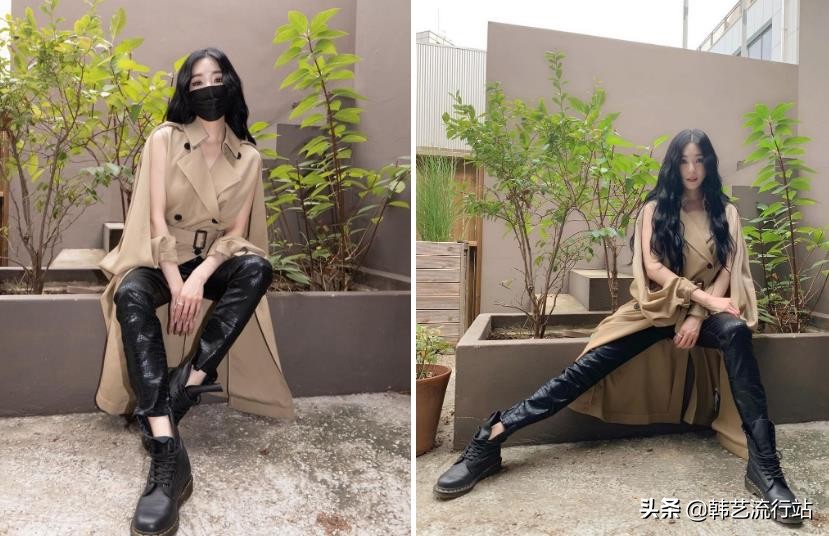 韩国风衣配什么衣服好看,韩系风衣如何穿搭好看