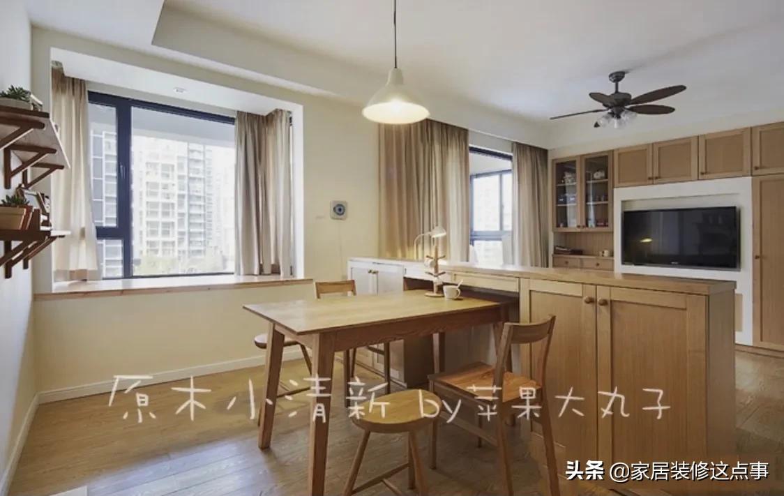 如果不差钱，餐厅尽量装个餐边柜，别让餐桌变成“杂物集中营”
