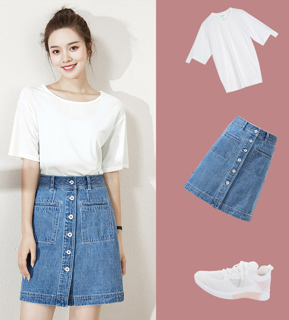 一分钟学会半身裙穿搭,一分钟轻松学会穿搭技巧