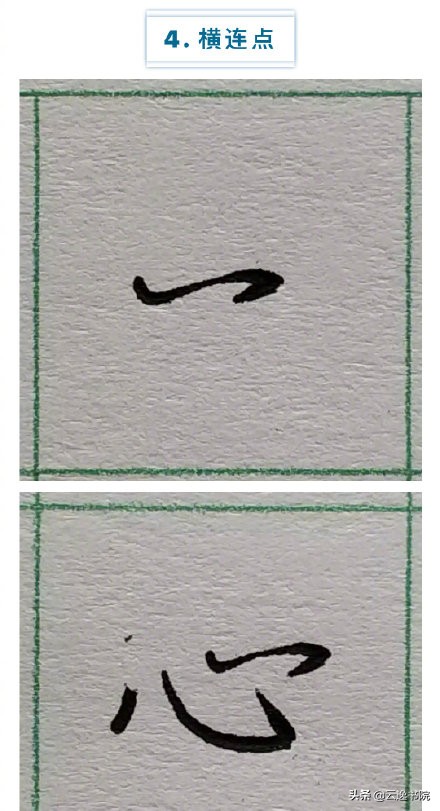 硬笔楷书行书草书笔画对照表,郭伯一硬笔行书基本笔画图解