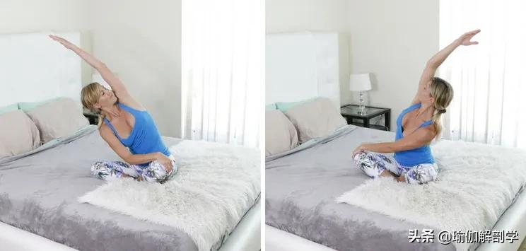 睡前瑜伽动作10分钟排毒养颜0基础,女性睡前常练这7个瑜伽动作