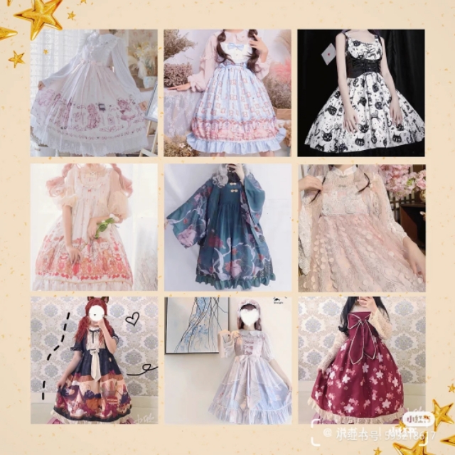 lolita洛丽塔秋冬款,lolita七件套红色