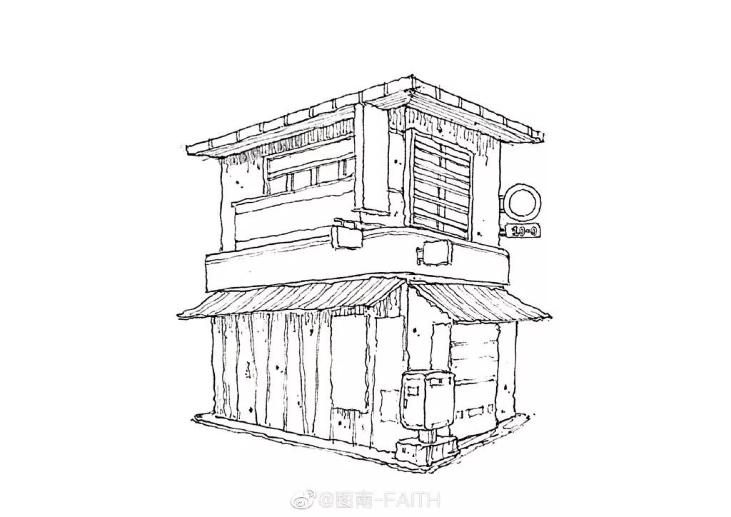 水彩画建筑入门零基础初学,水彩大师的建筑风景作品