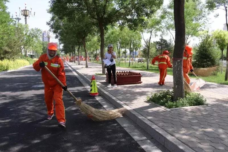 环卫工人比武活动,环卫工人竞赛视频