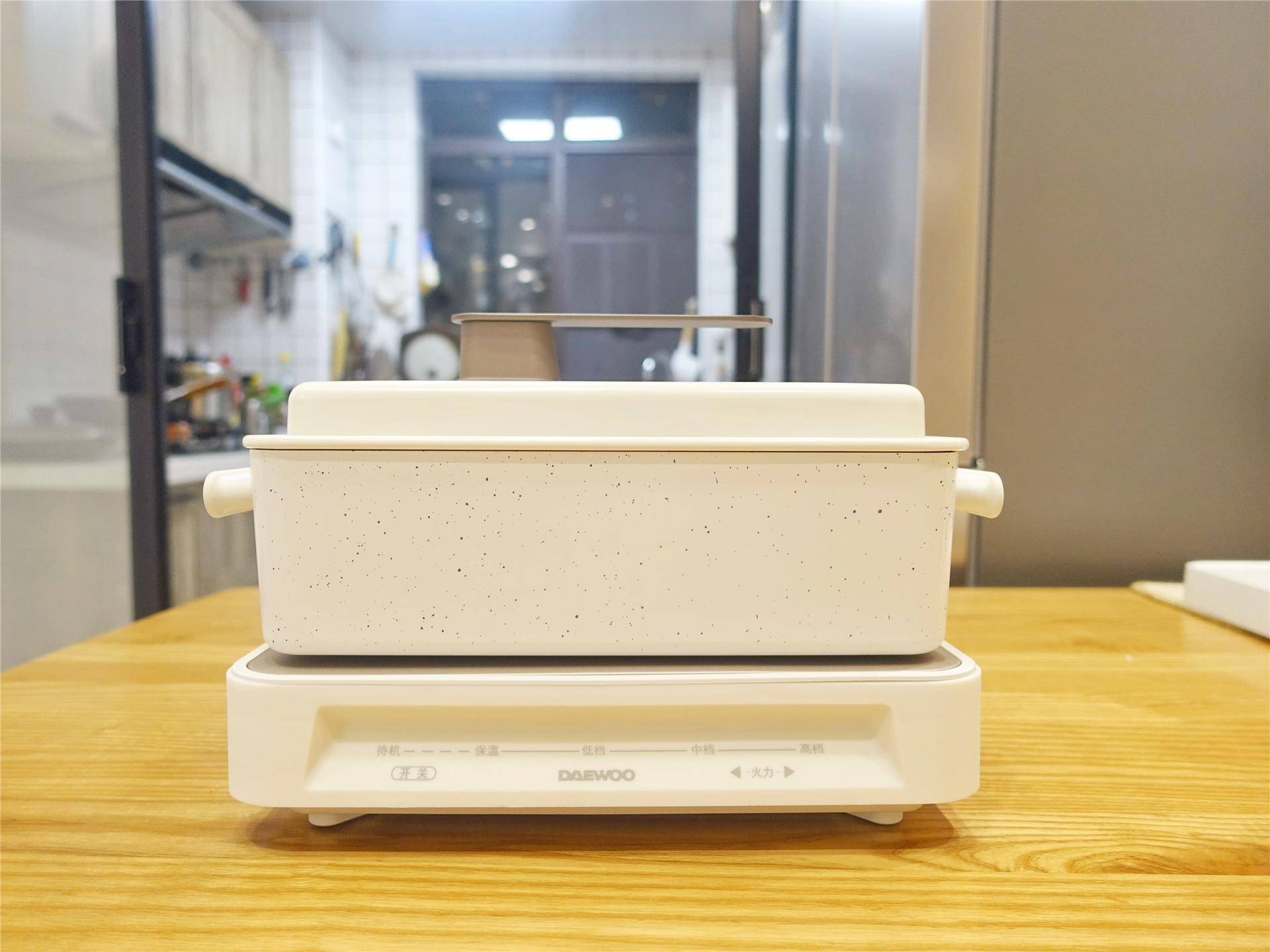 大宇料理锅测评,大宇daewoo聚嗨锅料理盘