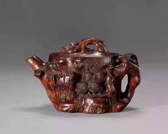 中国古漆器茶壶,古青花瓷茶壶