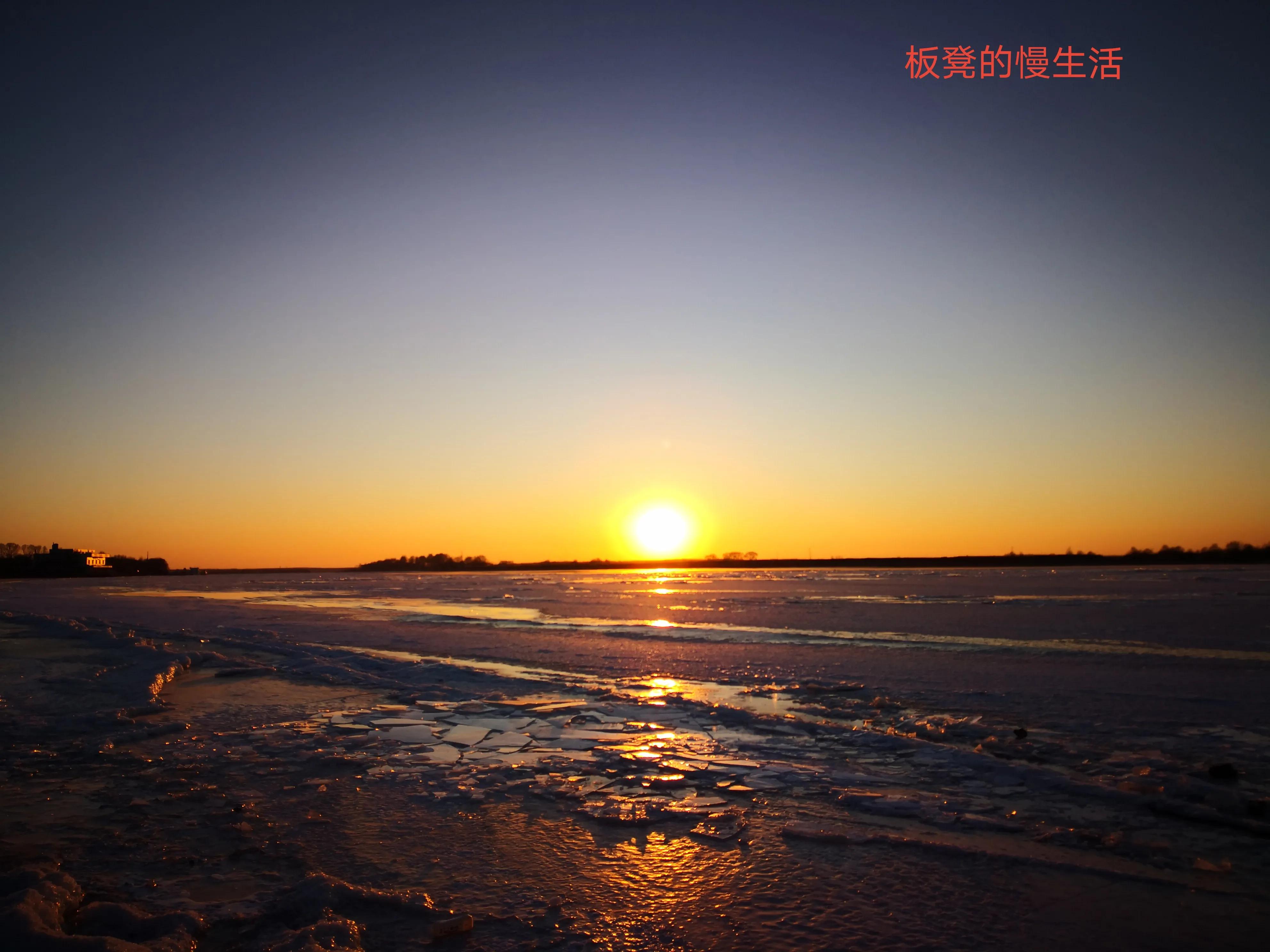 冬日探访住在嫩江边的“老神仙”，邂逅并沉醉于冰上绝美落日