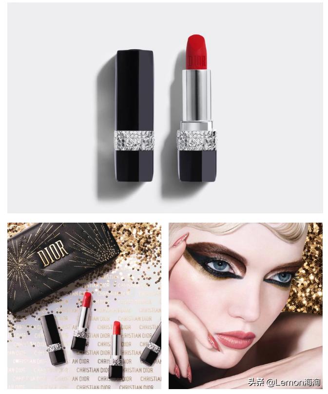 dior全新烈艳蓝金,dior烈艳蓝金唇膏1.5g套装小样价格