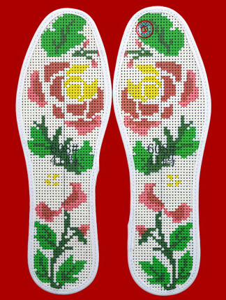 绣花鞋垫送给心爱之人,绣鞋垫送给心上人