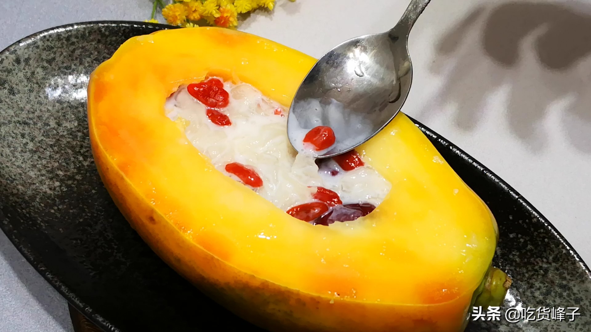 木瓜能放在锅里蒸吗,木瓜蒸十分钟