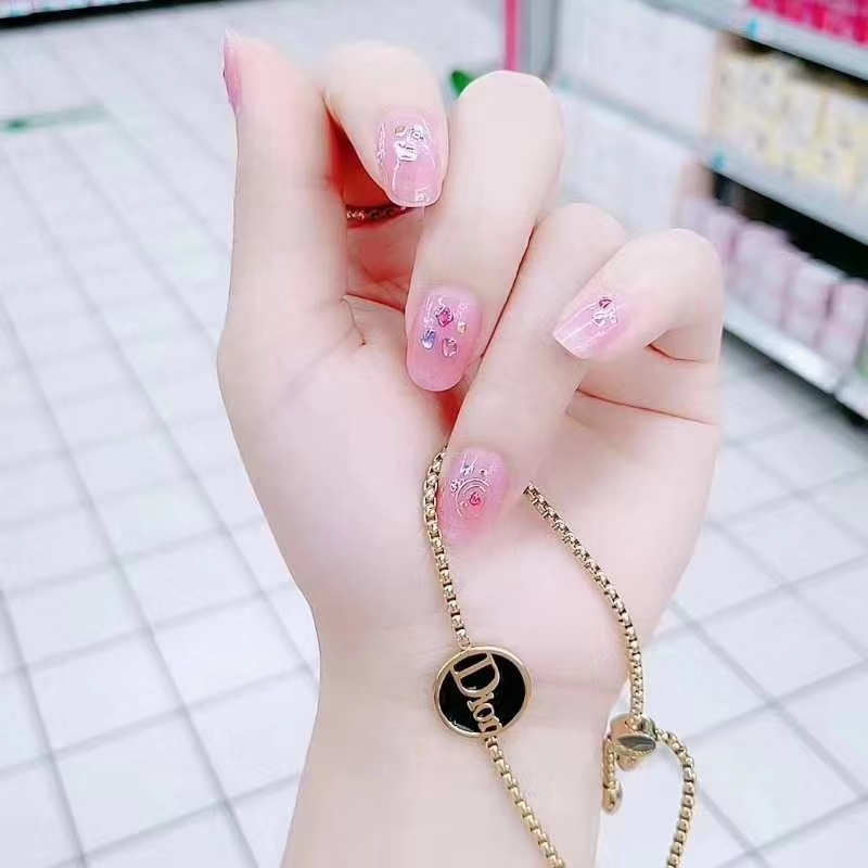 美甲贴教程视频,美甲贴款式图片