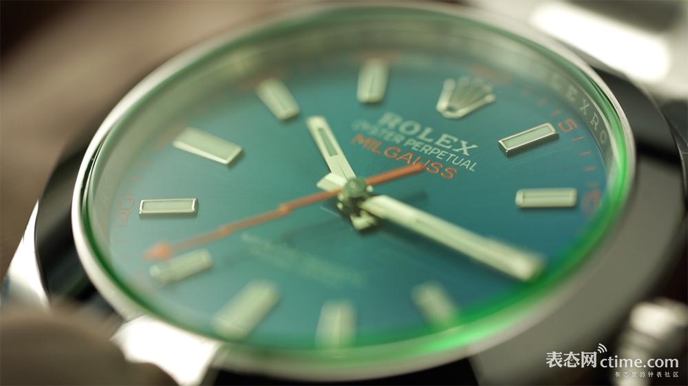 劳力士抗磁能力,劳力士绿玻璃真假鉴定