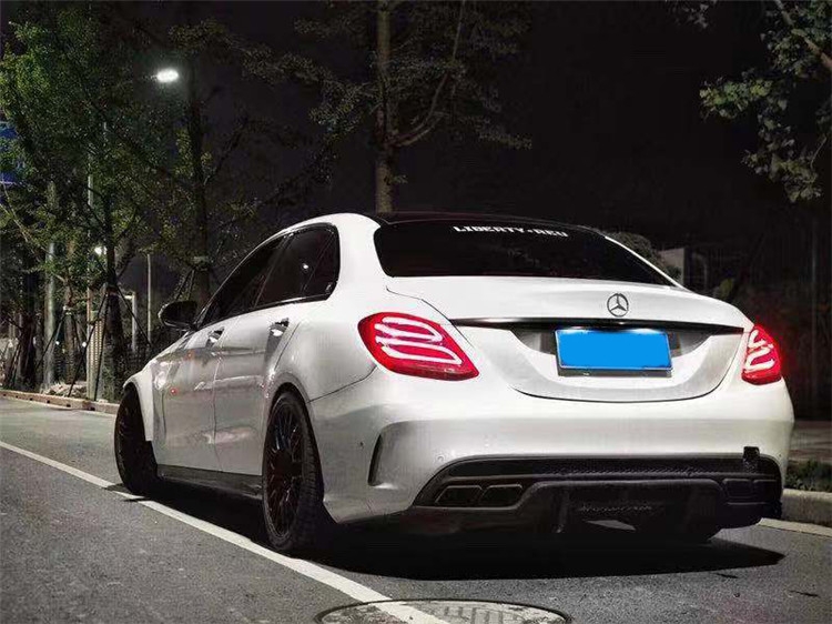 奔驰c200l黑武士改装,奔驰c200l合法改装案例