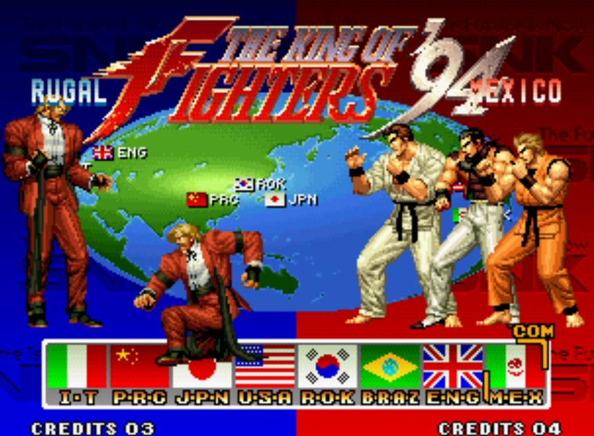 街机游戏机所有拳皇隐藏角色,街机游戏拳皇全明星