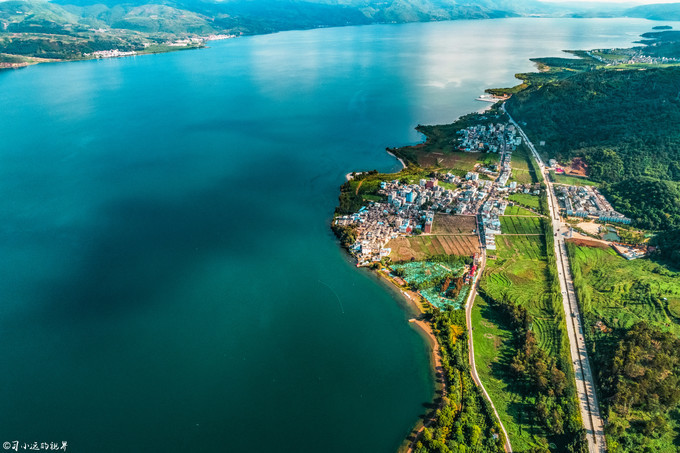 2001年抚仙湖水下古城真实视频,罕见的湖泊风光摄影