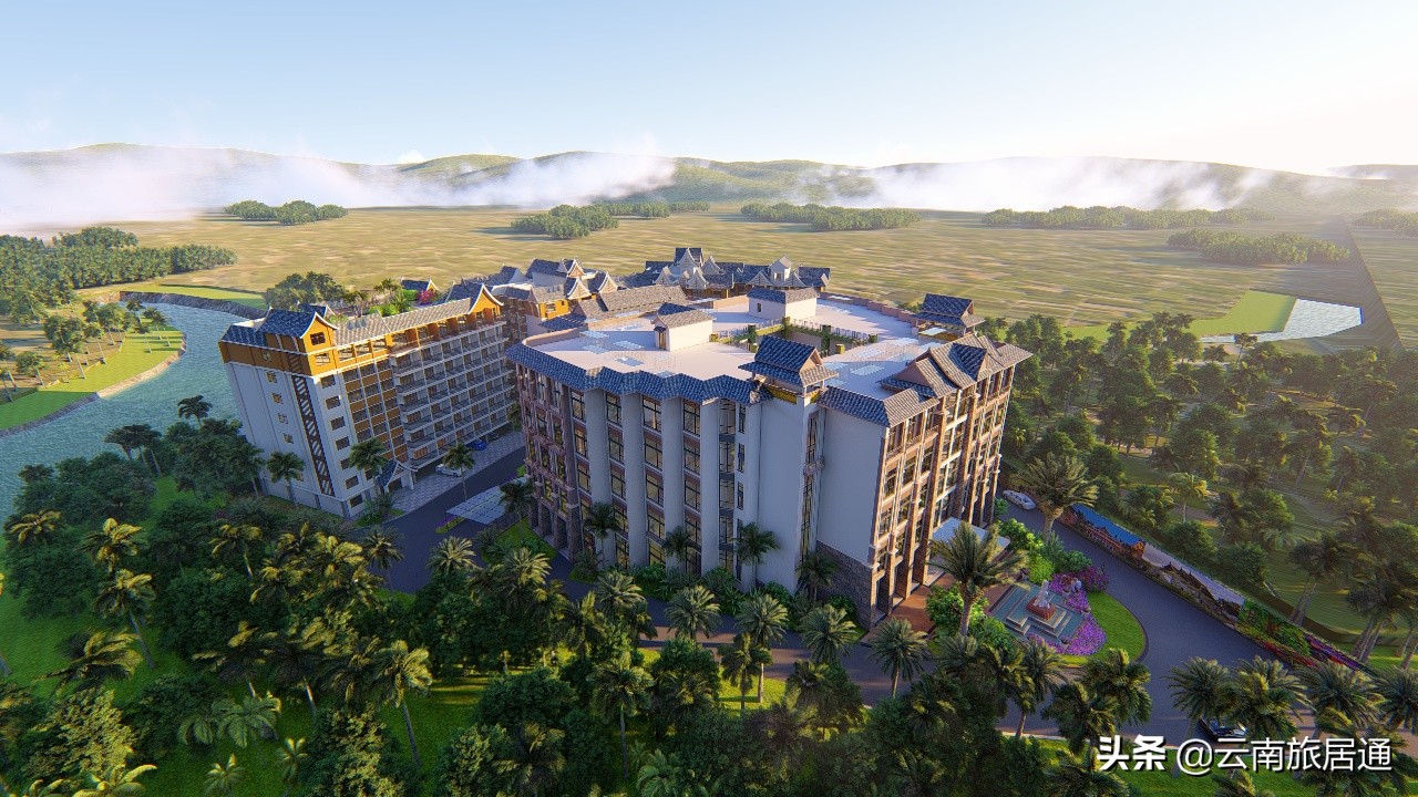 西双版纳金河湾loft,西双版纳山景水系风情度假别墅