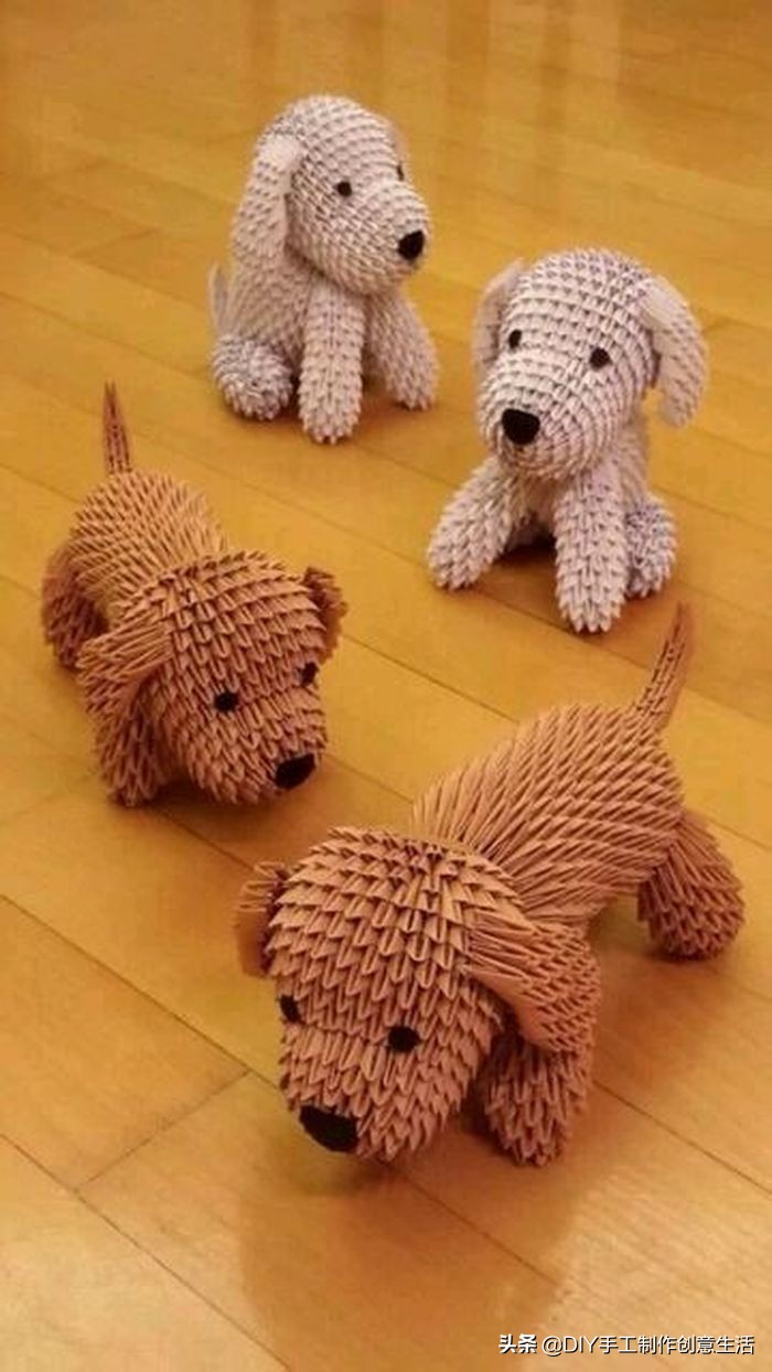 三角插折纸苹果叶子的教程图片,折纸从双三角开始