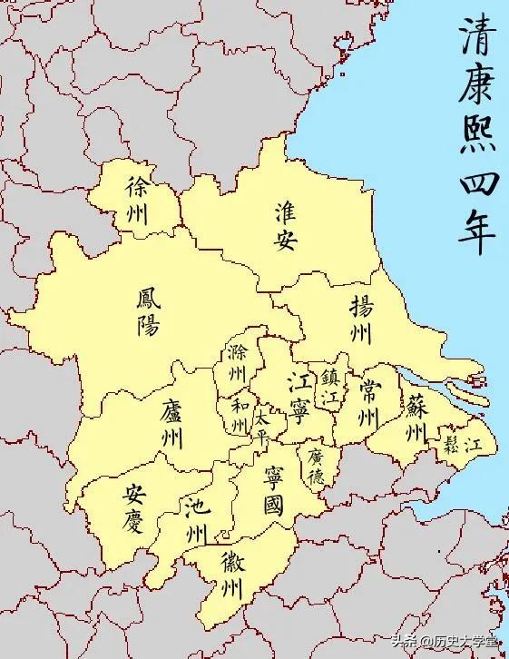 南直隶为什么不横着划分,存在了400年的南直隶