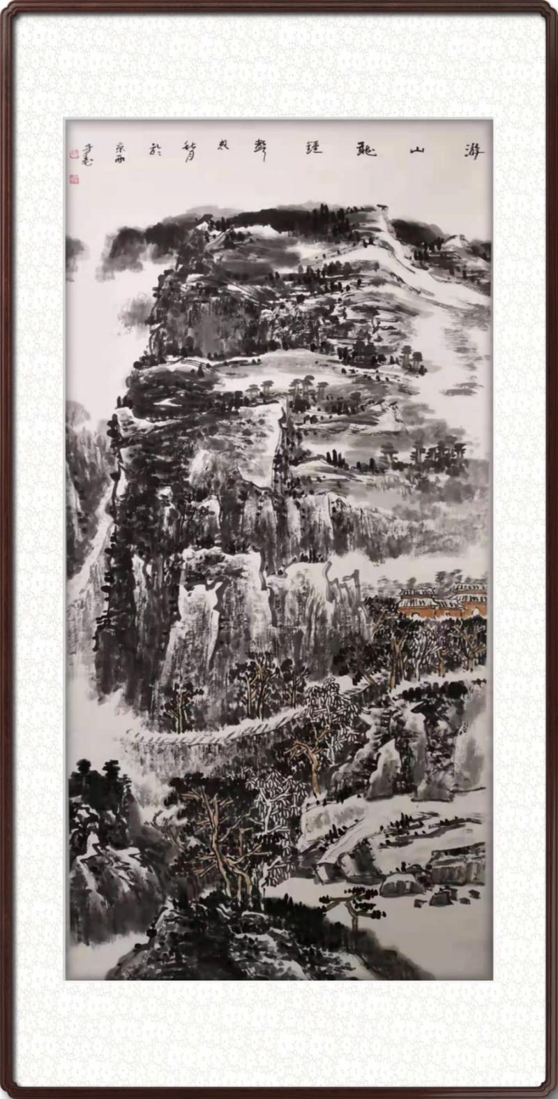 书法作品欣赏心中若有桃花源,历代名家绘画桃花源图