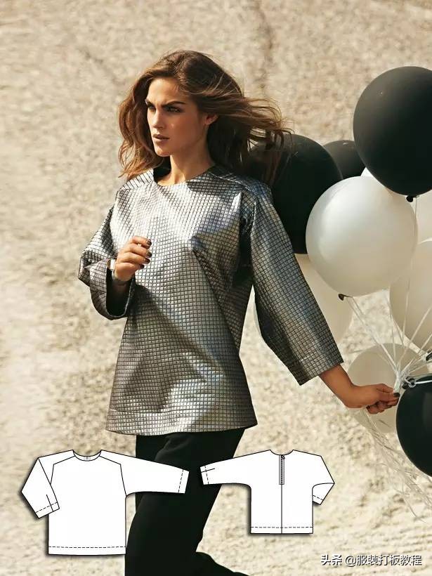 时装设计图手绘教程,服装制版图案大全