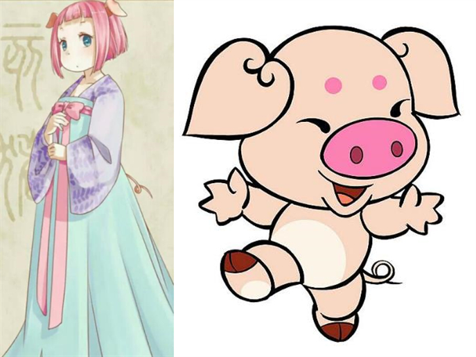 十二生肖中的兔拟人图片,12生肖拟人图之兔