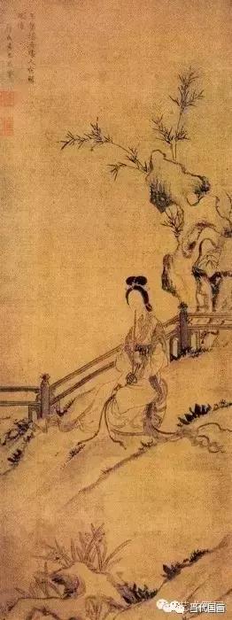 最有名的仕女图,萧竹仕女图