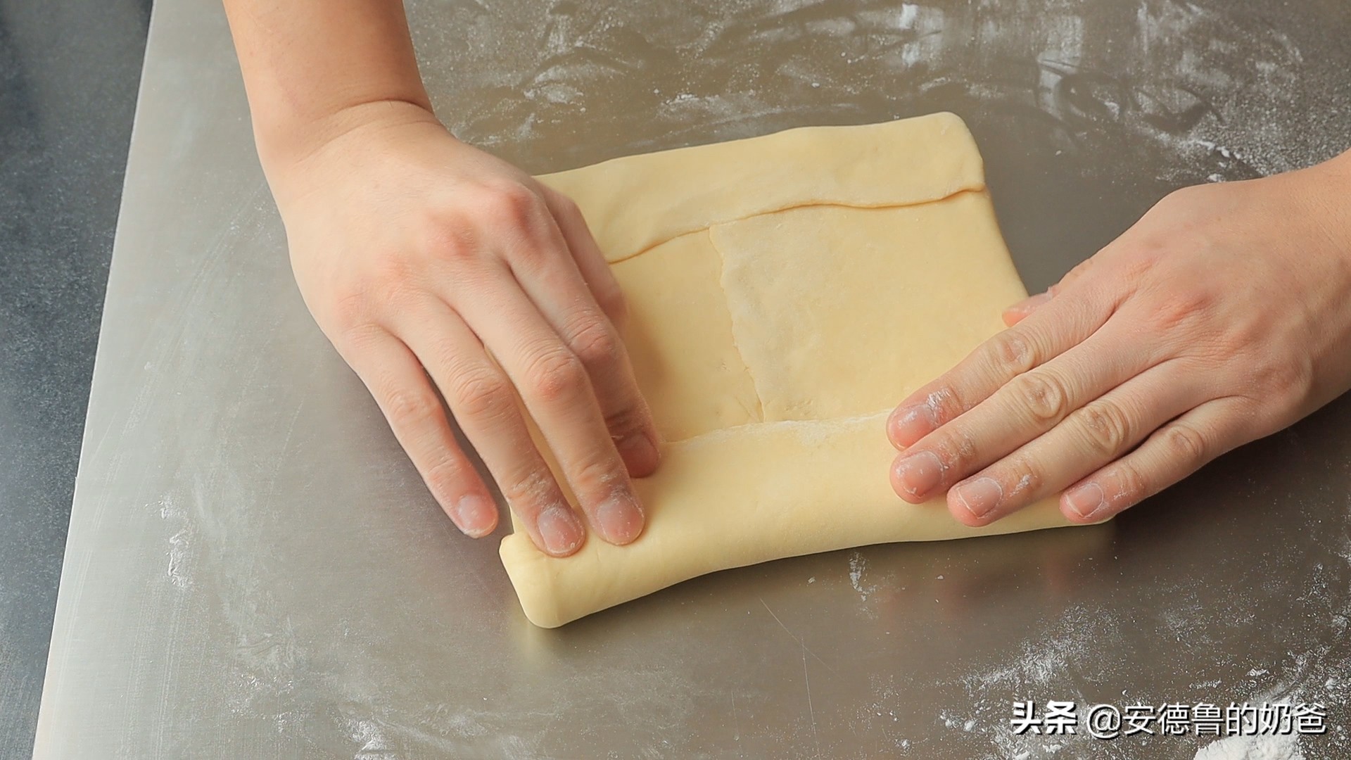 经典丹麦手撕面包西式开酥代表作奶爸教你没有厨师机一样能做得好