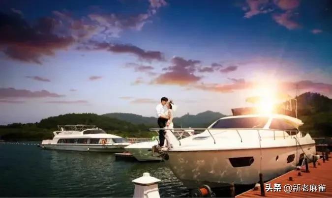 “真爱启航”太极湖奢华游艇婚纱摄影，尽享海天一色的浪漫