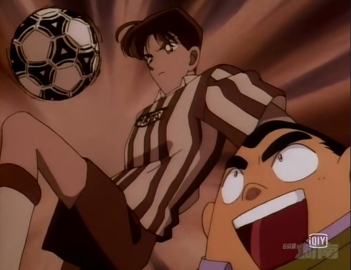 名侦探柯南职业球手威胁事件,足球选手恐吓