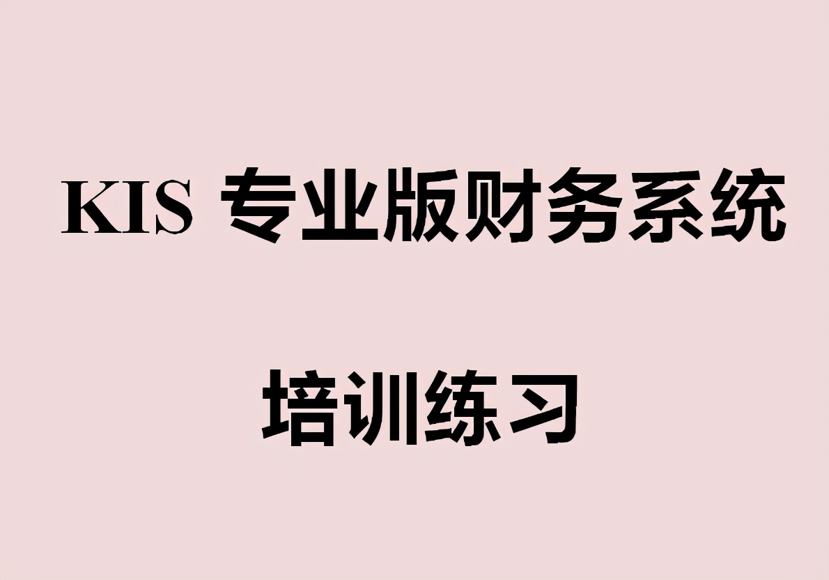 金蝶专业版kis流程图,金蝶kis专业版做账全过程