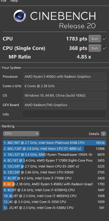 卖i3的价格却做了i7要做的事,AMDR54500U是要恶心死Intel么?