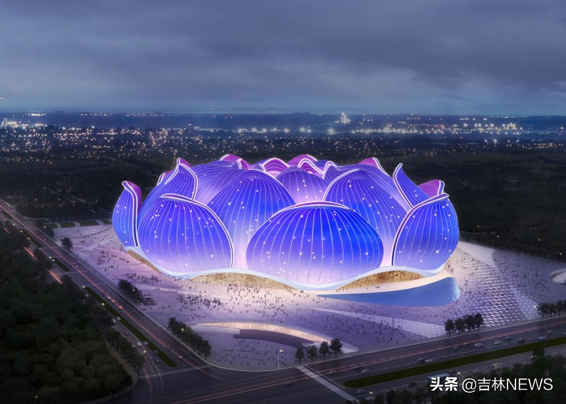 广州恒大荷花,荷花造型许家印