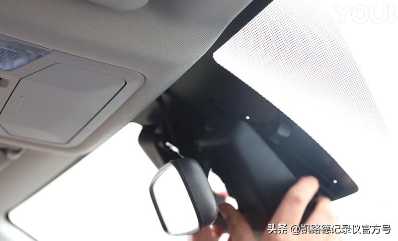 全新丰田威兰达/荣放专用行车记录仪，原厂模具免走线安装高清图