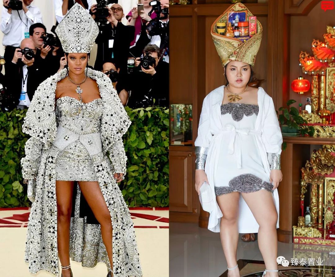 蕾哈娜和超模,蕾哈娜cos万圣节