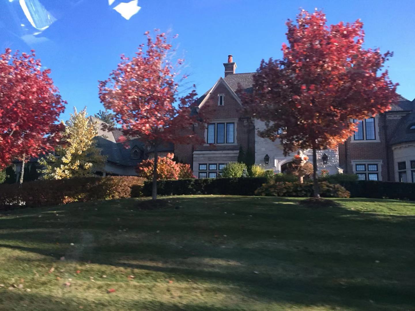 深秋加拿大摄影,深秋的天空特别美