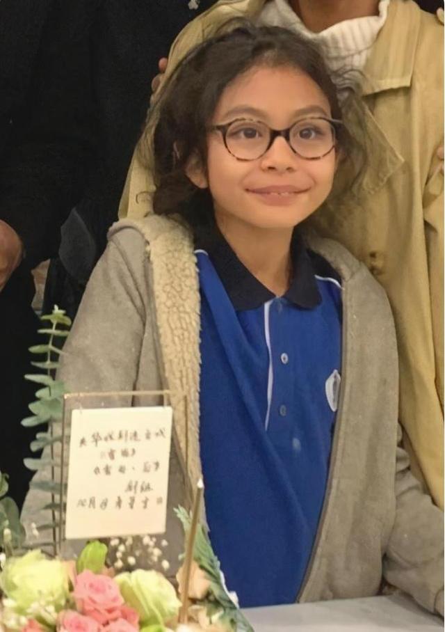 刘烨混血儿女变化大，儿子帅气女儿腼腆，法国妻子傲娇美丽似贵族