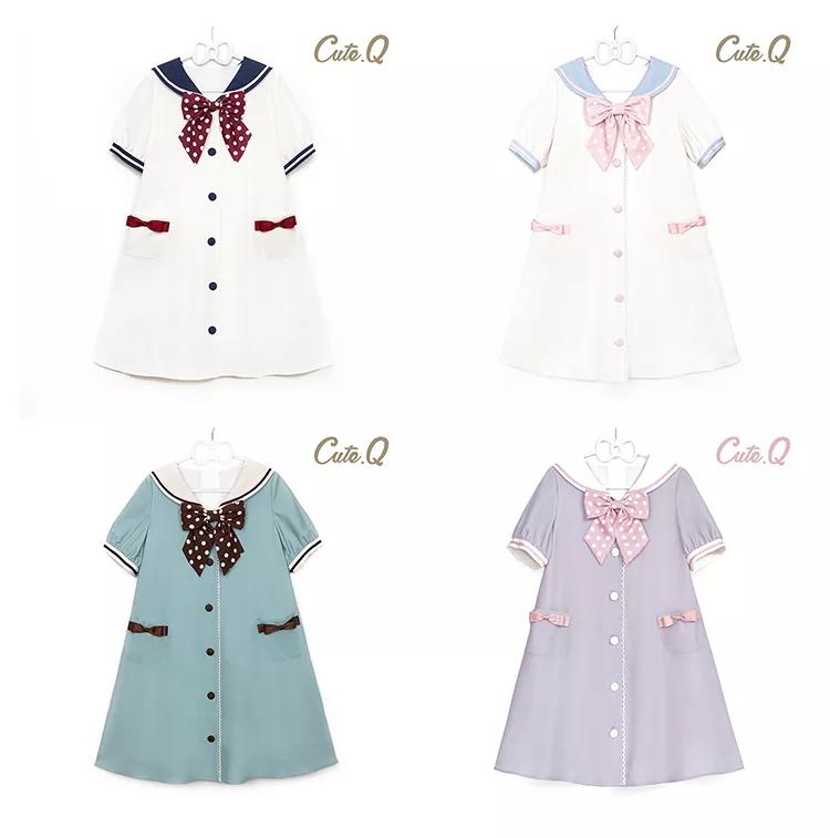 海军风lolita正版,lolita海军风穿搭