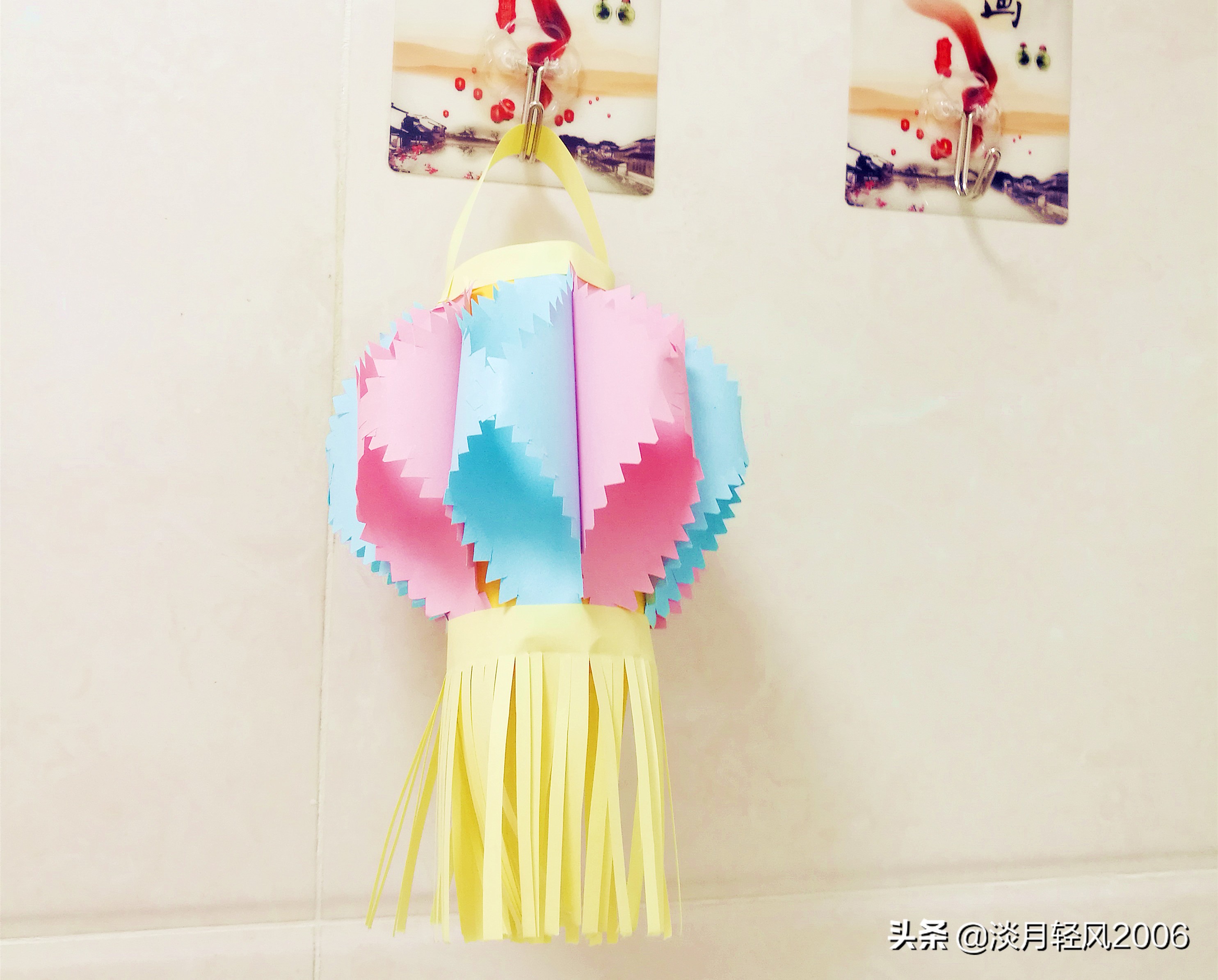 做元宵节花灯手工简单漂亮卡纸,用卡纸做元宵花灯手工简单