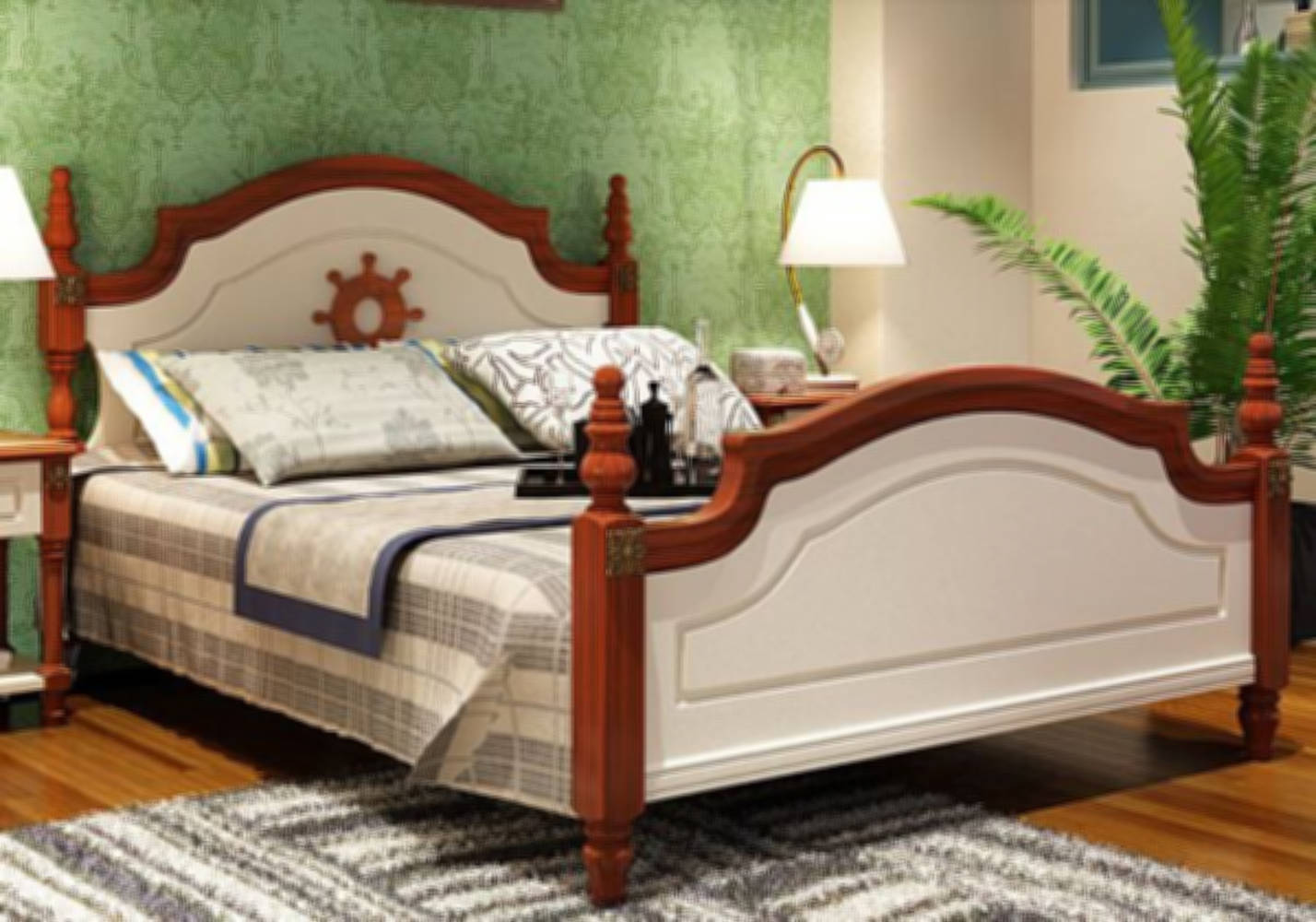 英伦小屋床价格,英伦橡木儿童床