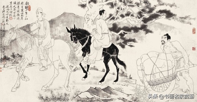 中国画家徐悲鸿图,中国画家徐悲鸿作画
