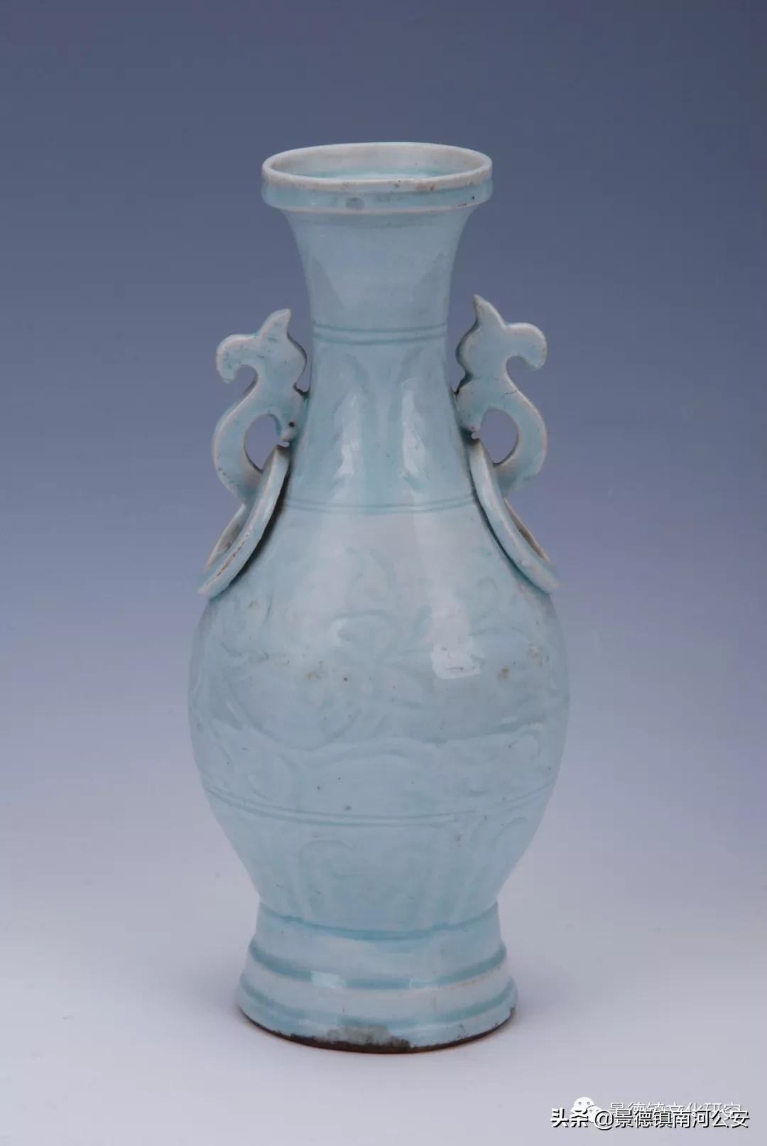 瓷器鉴定宋元青白瓷的时代特征,宋元时期景德镇青白瓷佛像底座