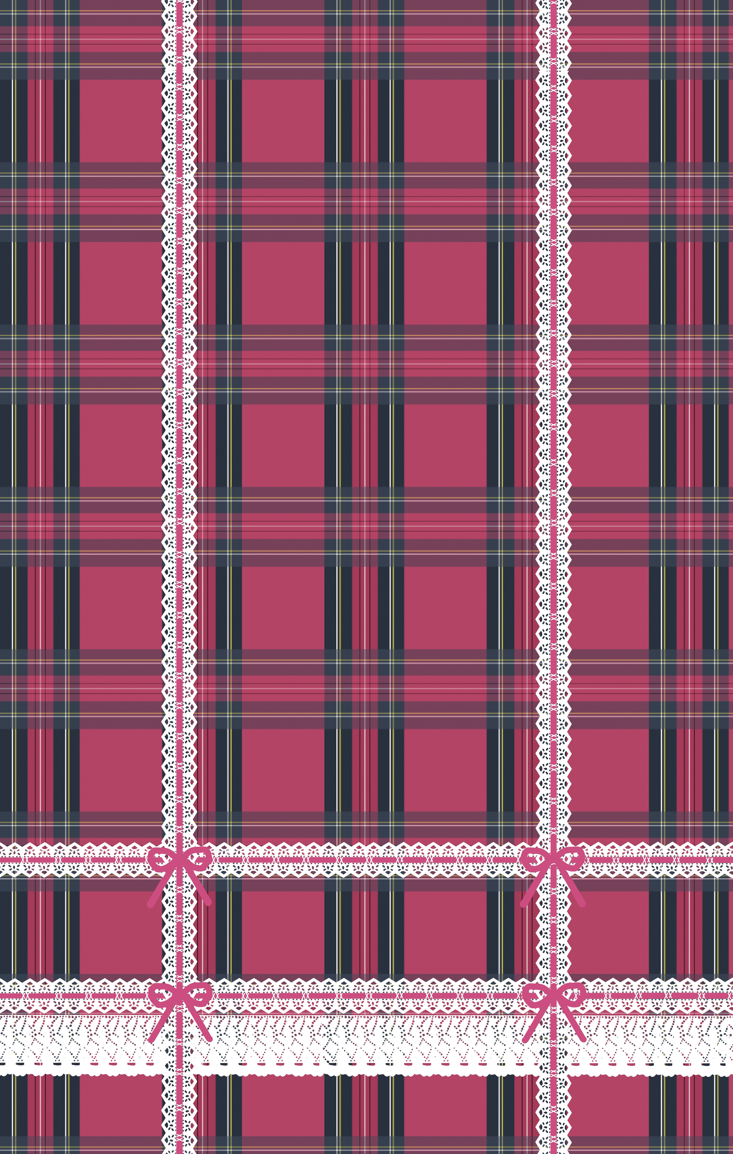 格子babydollBBDbaby定番lolita手机壁纸