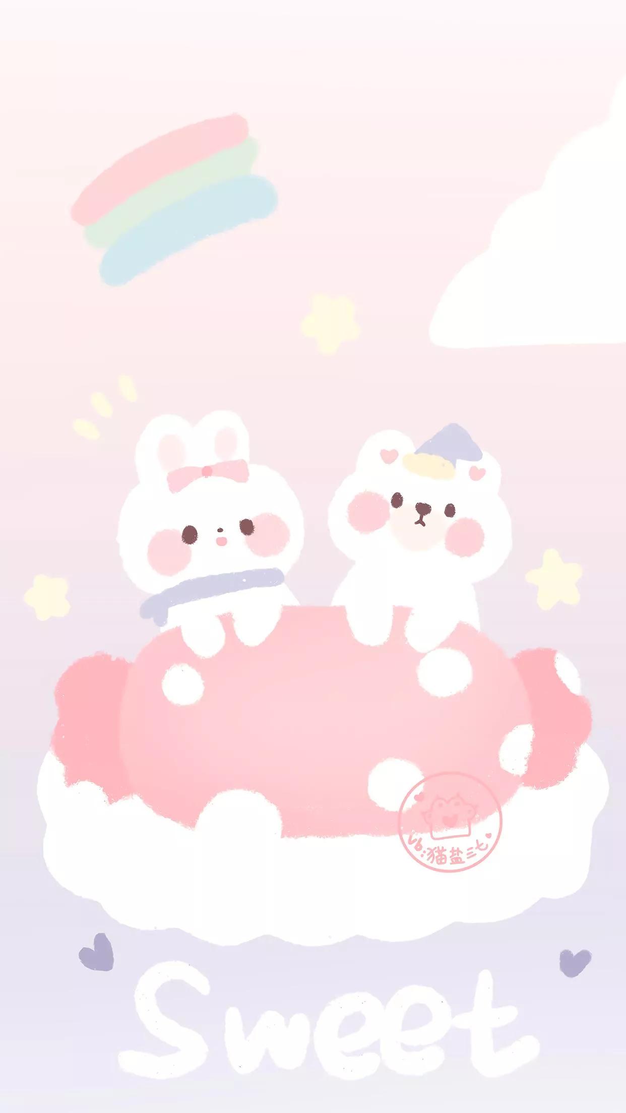 水果手绘小清新壁纸,女生壁纸小清新手绘