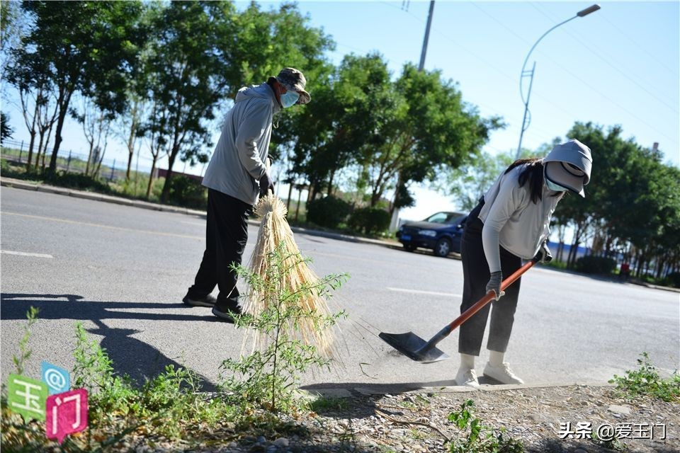 共建美丽家园文明实践活动照片,玉门市新时代文明实践队