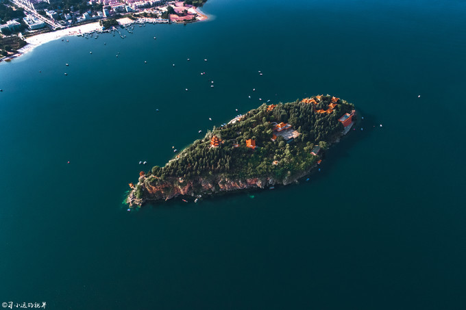 2001年抚仙湖水下古城真实视频,罕见的湖泊风光摄影