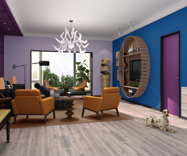 家里的装修颜色太乱,家里颜色看着不清爽