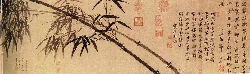 以竹为题的画,以竹筝为主题的画作