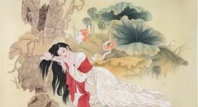 工笔画牡丹玉立春风叶子染色步骤,工笔画马蹄莲背景染色教程步骤图