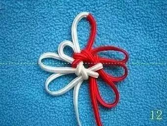 单绳串珠间隔打结方法教程,单绳串珠打结的方法