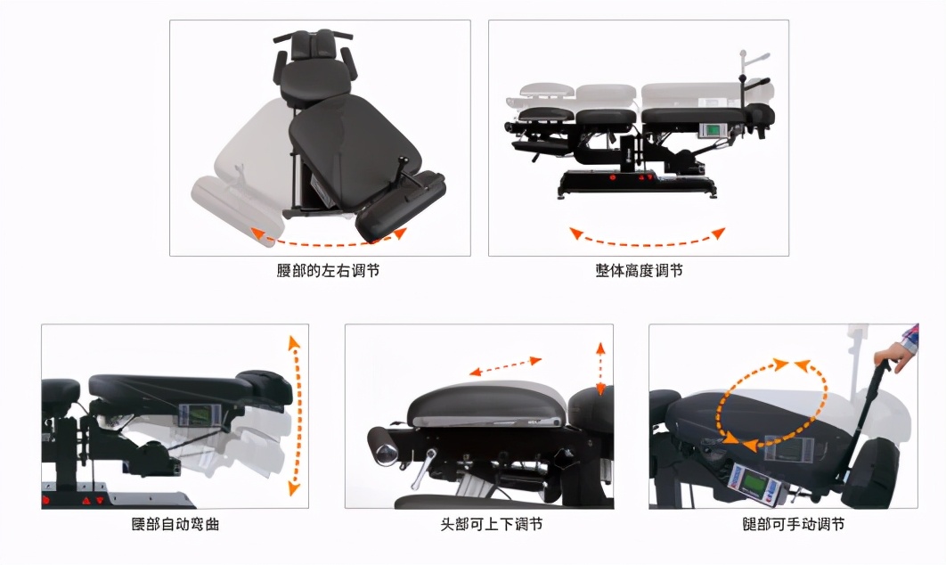 全自动整脊理疗床,健康干预的智能床
